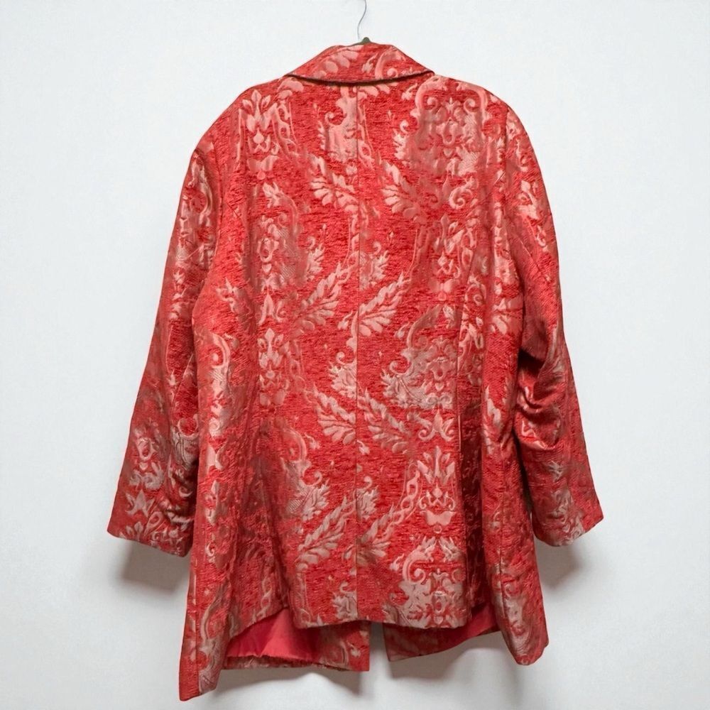 VENUS Brocade Jacquard Barbie Pink Blazer - Picture 5 of 7